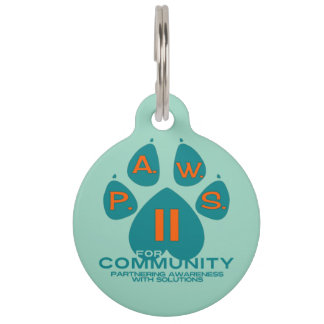 PAWS4Community Dog Label Huisdierpenning