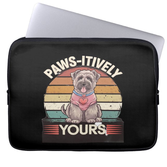 Paws-actief uw hond laptop sleeve (Voorkant)