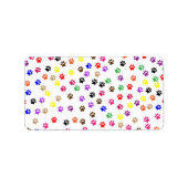 Paws-adreslabel Etiket (Voorkant)