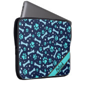 Paws and Bones Elektronische Zak Laptop Sleeve (Voorkant Rechts)
