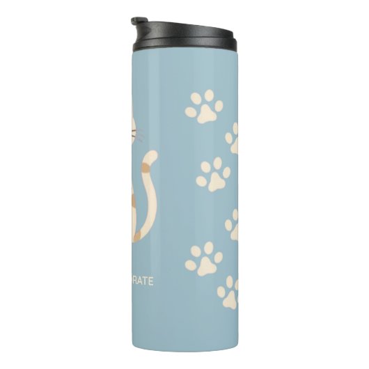 Paws and Hydrate Thermal Tumbler Thermosbeker (Geroteerd rechts)