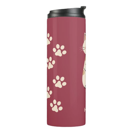 Paws and Hydrate Thermosbeker (Gedraaid links)