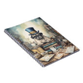 Paws and Pages: Avonturen van een grillige Pug Sch Notitieboek (Rechterzijde)