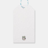 Paws and Play – Adorable Cat Illustration Cadeaulabel (Achterkant)