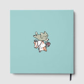 Paws and Play – Adorable Cat Illustration Gastenboek (Achterkant)