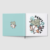 Paws and Play – Adorable Cat Illustration Gastenboek (Volledig)