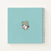 Paws and Play – Adorable Cat Illustration Notitieboek (Achterkant)