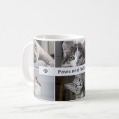 Paws and Reflect – Schattigee Cat Mok voor kattenl (Voorkant links)