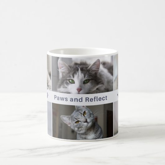 Paws and Reflect – Schattigee Cat Mok voor kattenl (Center)