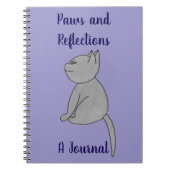 Paws and Reflections Journal Notebook Notitieboek (Voorkant)