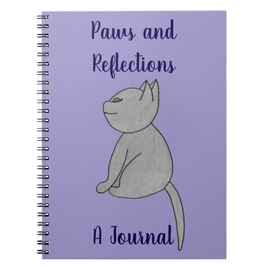 Paws and Reflections Journal Notebook Notitieboek (Voorkant)
