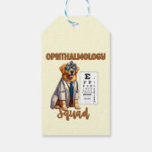 Paws and Vision Animal Ophthalmology Squad Cadeaulabel (Achterkant)