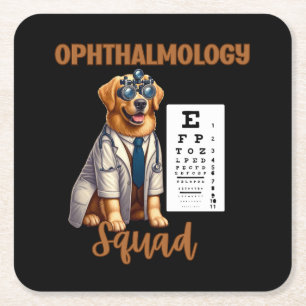 Paws and Vision Animal Ophthalmology Squad Kartonnen Onderzetters