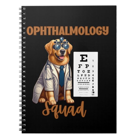 Paws and Vision Animal Ophthalmology Squad Notitieboek (Voorkant)