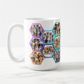 Paws and Whiskers Collage: een symfonie van harige Koffiemok (Links)