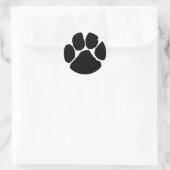 Paws assortiment producten ronde sticker (Tas)