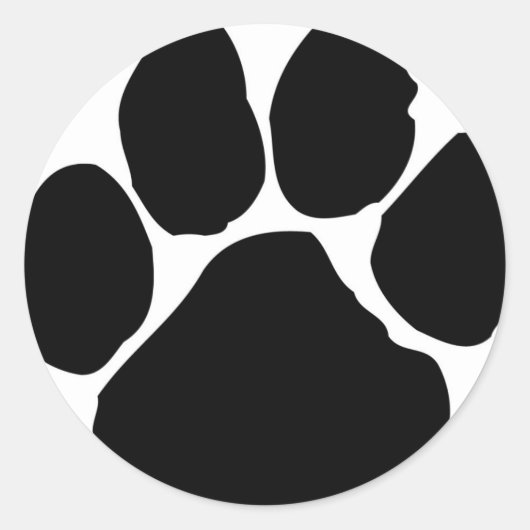 Paws assortiment producten ronde sticker (Voorkant)