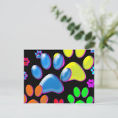 Paws Briefkaart (Staand voorkant)