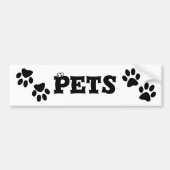 Paws Bumpersticker (Voorkant)