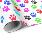 Paws Cat Lover Hondenliefhebber Cat mam Dog mam Pe Cadeaupapier (Rol Hoek)