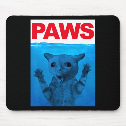 Paws Cat Meme Humor Funny Kat Lover Funny Cats D Muismat (Voorkant)
