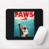 Paws Cat Mouse Parodie Cat Shark Chasing Muis Kitt Muismat (Met muis)