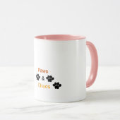 Paws & Chaos Grappige Huisdierliefhebber Mok (Voorkant rechts)