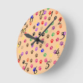 Paws Clock Ronde Klok (Hoek)