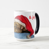 Paws, cocoa and joy! magische mok (Voorkant rechts)