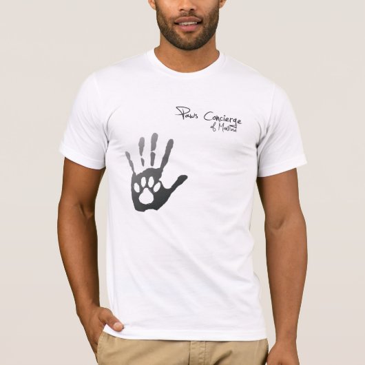 Paws Concierge "High Paw" T-Shirt (Voorkant)