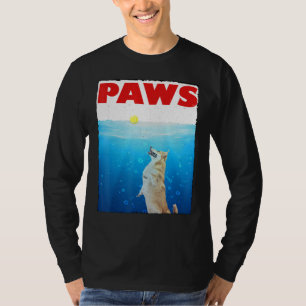 Paws Corgi en Tennis Top Dog Corgi Parody