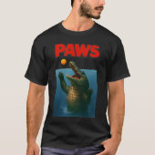 PAWS Crocodile Parody – Funny Movie Spoof Design T-shirt (Voorkant)