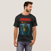PAWS Crocodile Parody – Funny Movie Spoof Design T-shirt (Voorkant volledig)