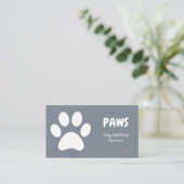 Paws Dog Walking Visitekaartje (Staand voorkant)