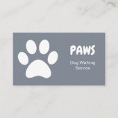 Paws Dog Walking Visitekaartje (Voorkant)