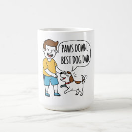 Paws Down, de beste Vaderdag van de hondenvader Koffiemok