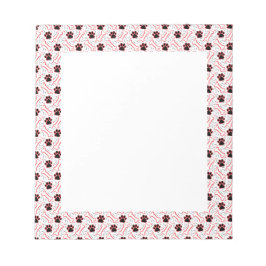 Paws en Botten Funny Design for Hondenliefhebbers Notitieblok
