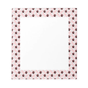 Paws en Botten Funny Design for Hondenliefhebbers Notitieblok