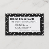 Paws en Botten Funny Design for Hondenliefhebbers Visitekaartje (Voorkant)