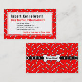 Paws en Botten Funny Design for Hondenliefhebbers Visitekaartje (Voorkant / Achterkant)