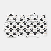 Paws en Botten Patroon Aangepast Bedankdoosjes (Uitgevouwen)