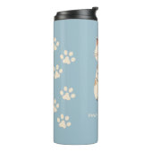 Paws en Hydrate Thermische Tumbler Thermosbeker (Gedraaid links)