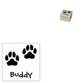 Paws en Naam Huisdier Handtekening Rubber Stamp Bu Rubberstempel (Gestempeld)