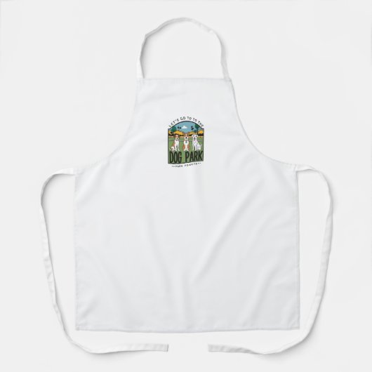 Paws en parken schort (Voorkant)