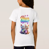 Paws en reflecteren t-shirt (Achterkant)