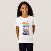 Paws en reflecteren t-shirt (Voorkant volledig)