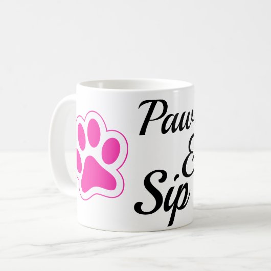 Paws en Sip Mok (Voorkant links)