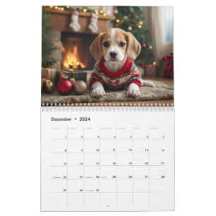 Paws en speelsheid: 2024 Puppy Kalender