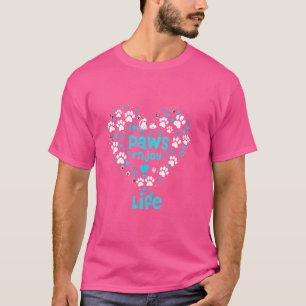 Paws & Enjoy Life Dogs Dierenvriend T-shirt