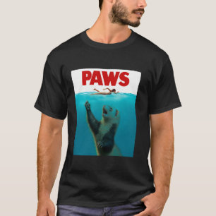 Paws Ferret Shark Parodie Funny Ferret Eigenaar Fe T-shirt